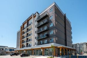 Treanor Terrace (Ironclad Treanor LP) - 95-unit mixed-use development in Langford, BC with ground floor office space.